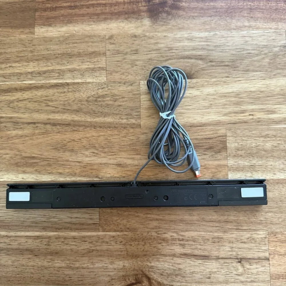 Nintendo Wii‎ OEM Sensor Bar Wired Official RVL-014 Wii And Wii U Black Version